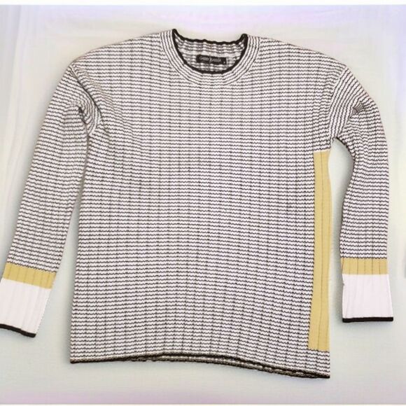 Gabby Isabella Striped Asymetrical Sweater - Picture 4 of 11